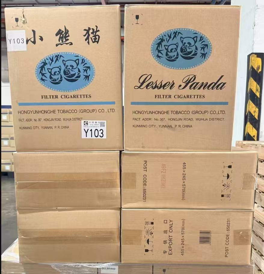 Lesser Panda export cartons